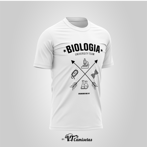 Camisa Universitária Ciências Biológicas BIOLOGIA 3