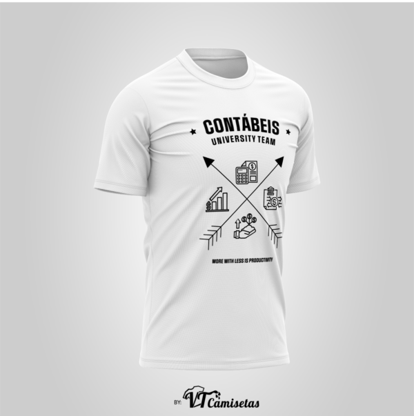 Camisa Universitária Ciências Contábeis Contabilidade 4