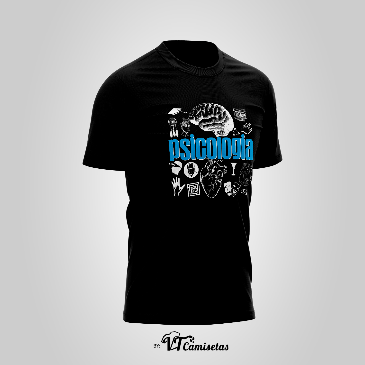 Camisa Universitária Psicologia 301