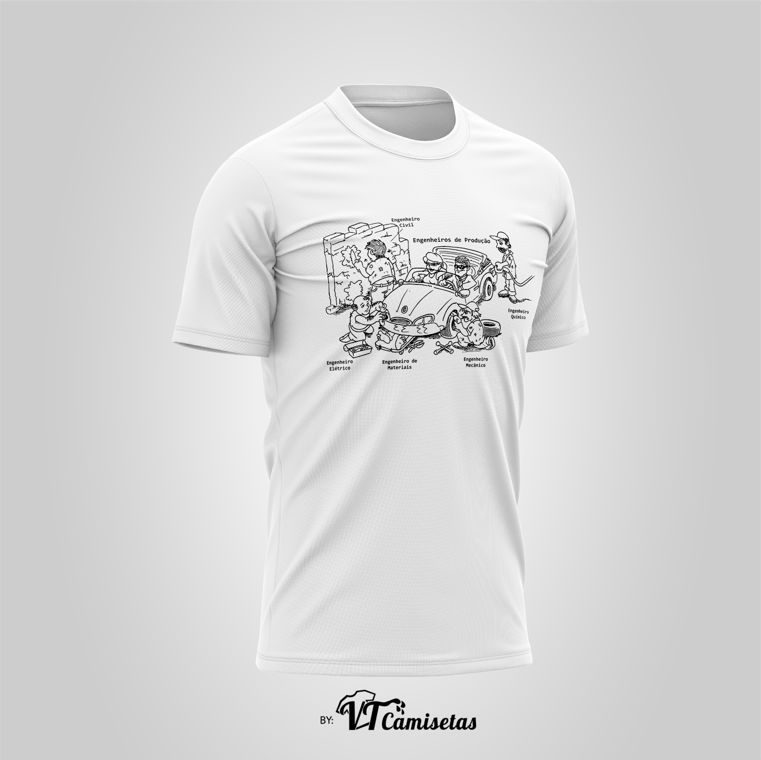 Camisa Universitária Engenharia de Produção 305