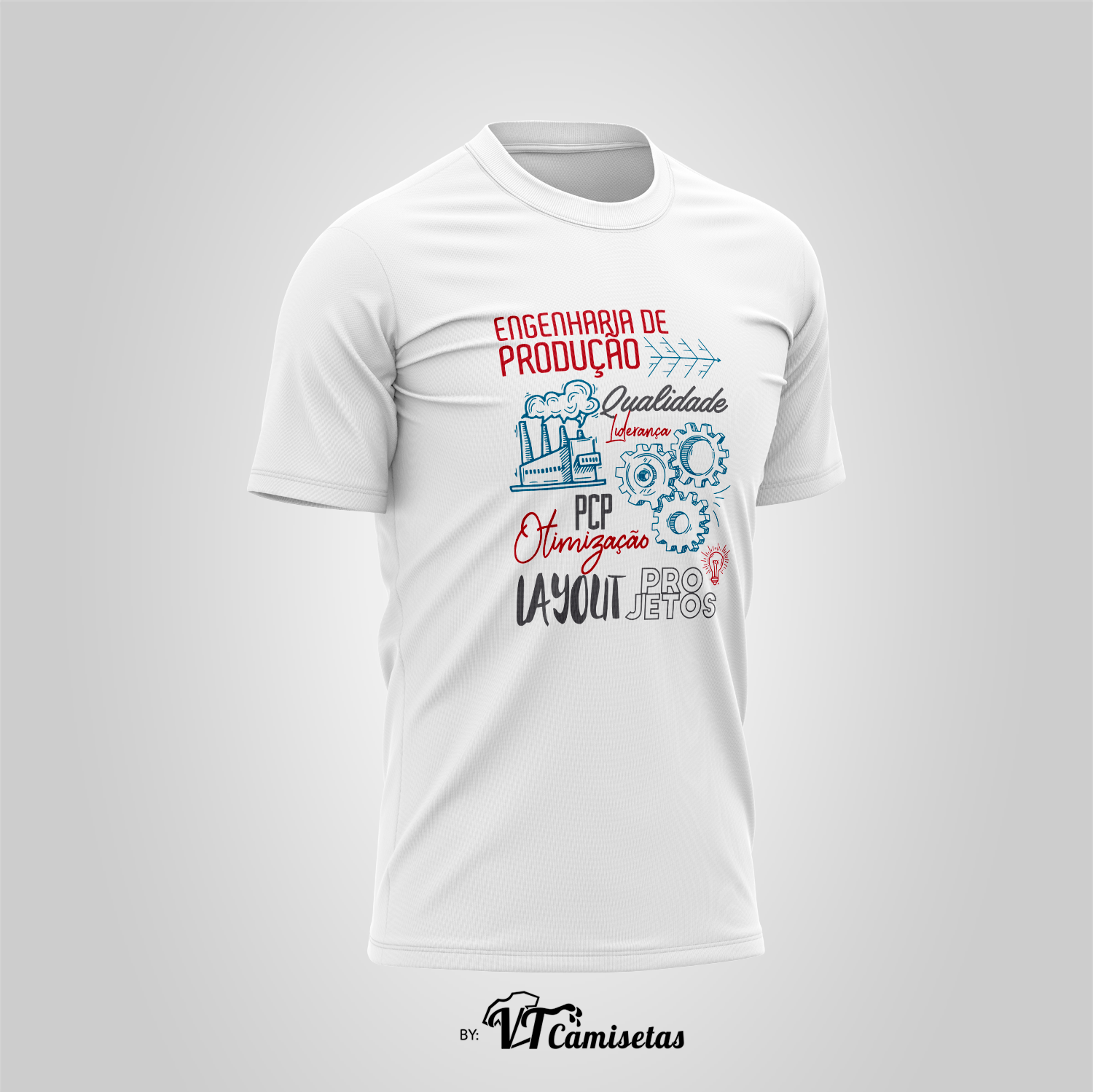 Camisa Universitária Engenharia de Produção 310