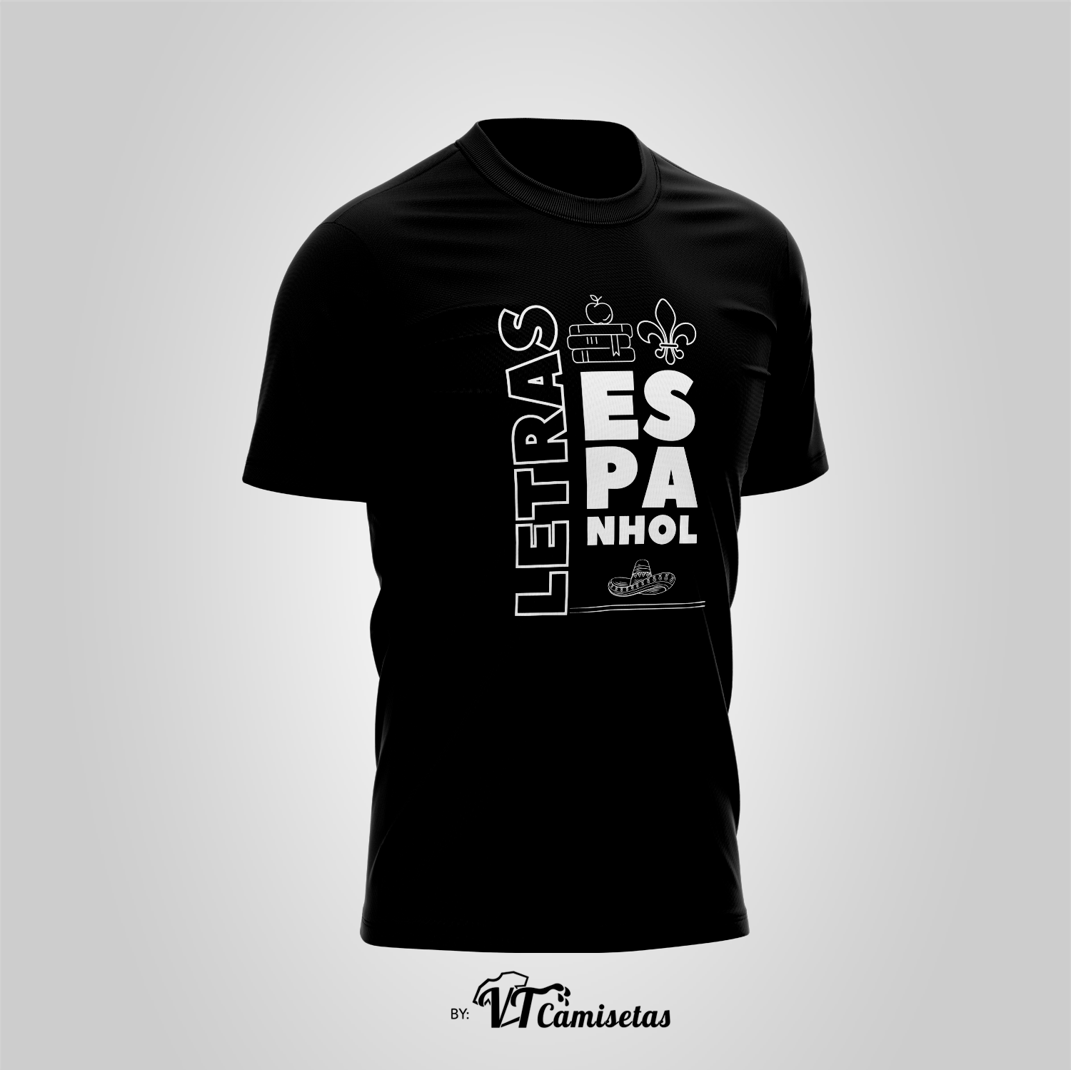 LETRAS ESPANHOL 302 preta