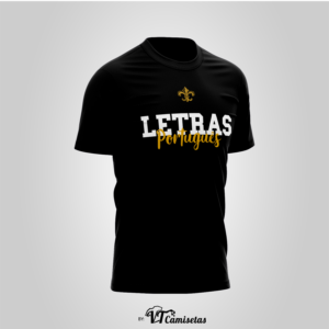 Camisa Universitária Letras Portugues 3