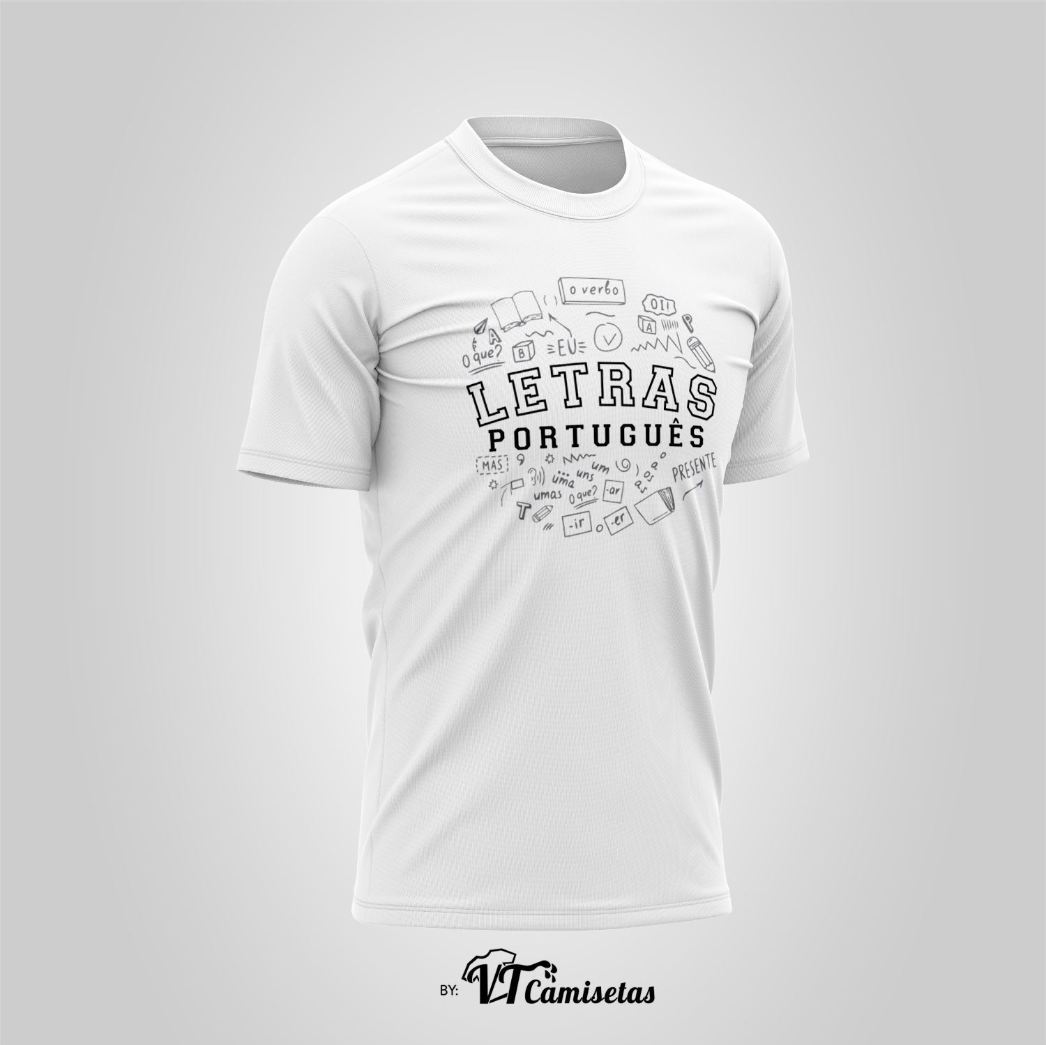 Camisa Universitária Letras Portugues 306