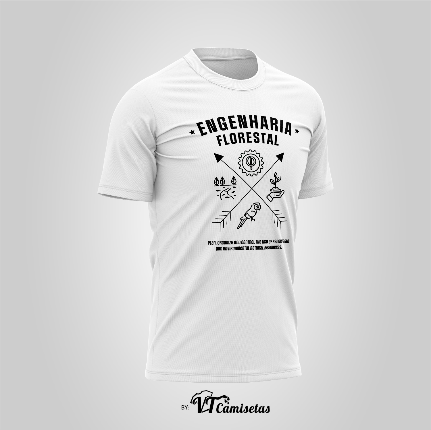 Camisa Universitária Engenharia Florestal 5