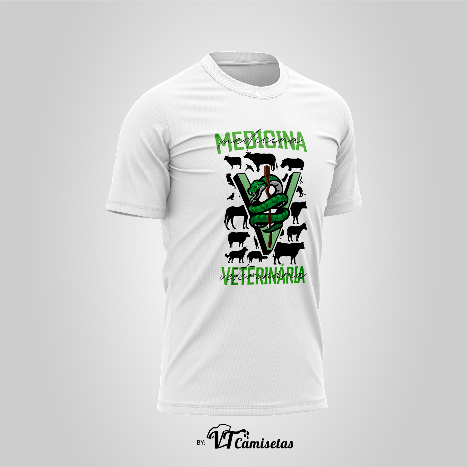 Camisa Universitária Medicina Veterinária 328