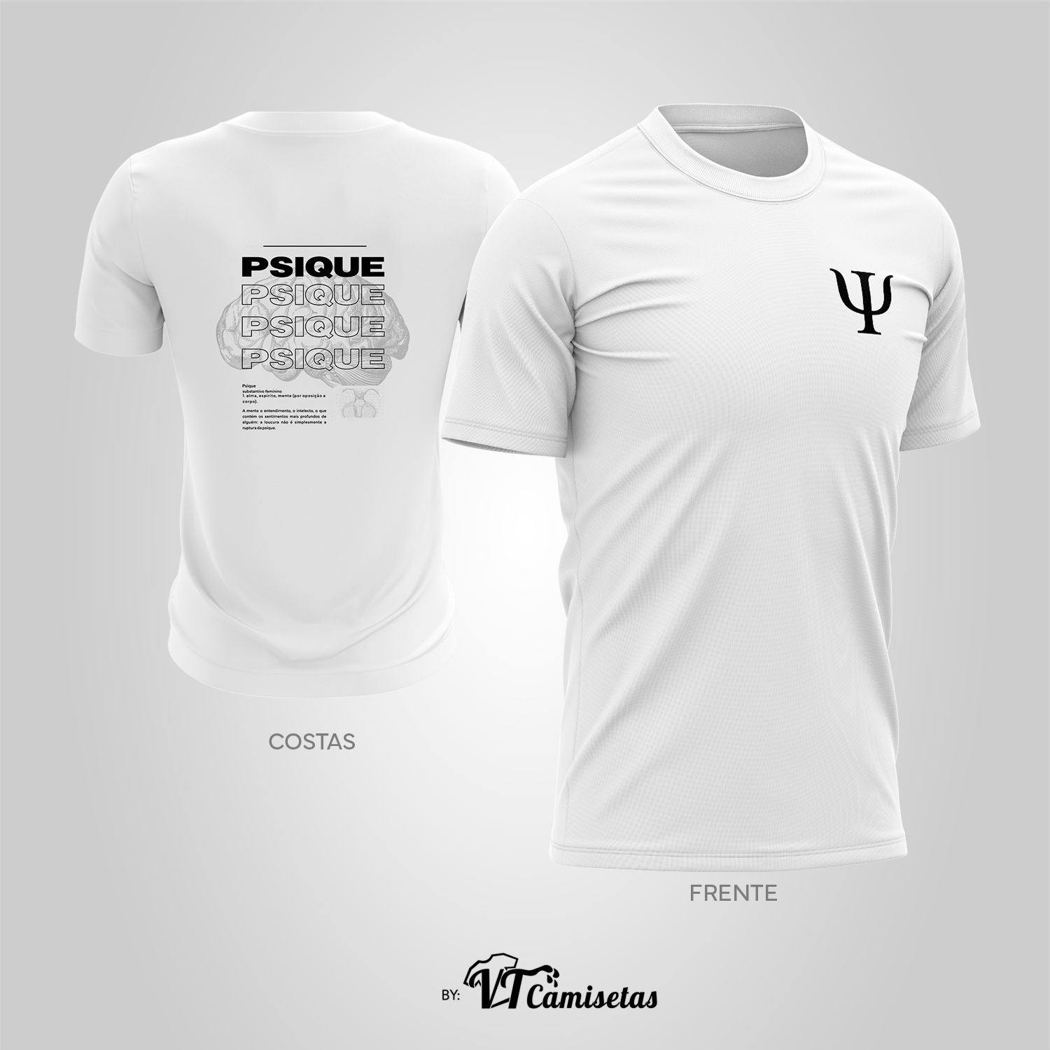 Camisa Universitária Psicologia 504